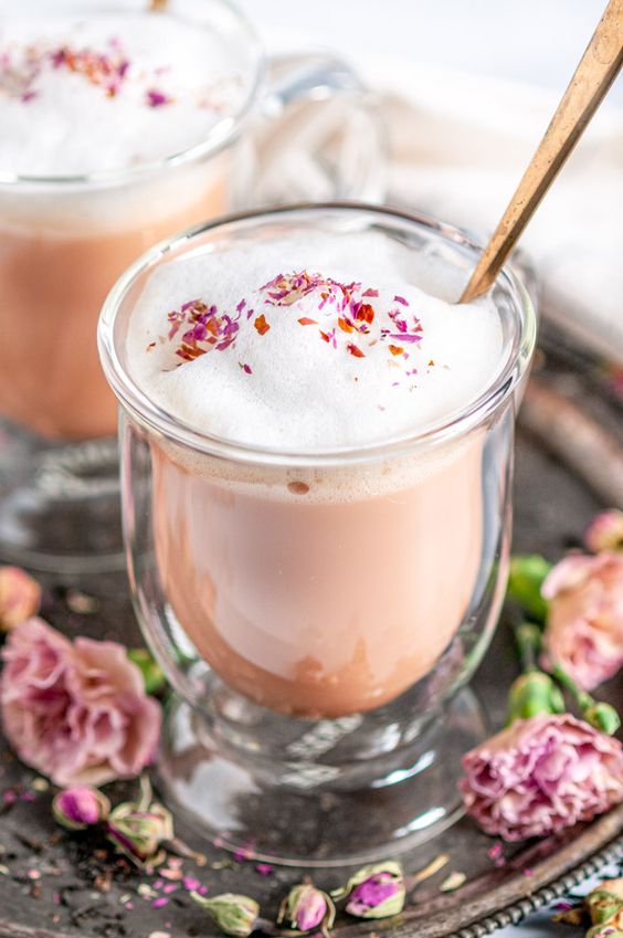 Rose Black Chocolate Latte - Mosi Tea