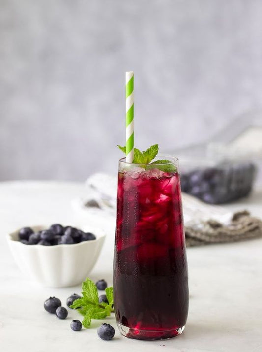 Blueberry Earl Grey Iced Tea - Mosi Tea