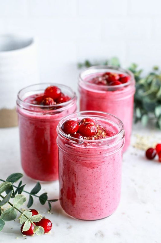 Cranberry Chamomile Smoothie - Mosi Tea