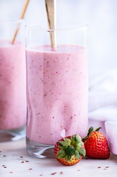 Earl Grey Strawberry Oat Smoothie - Mosi Tea