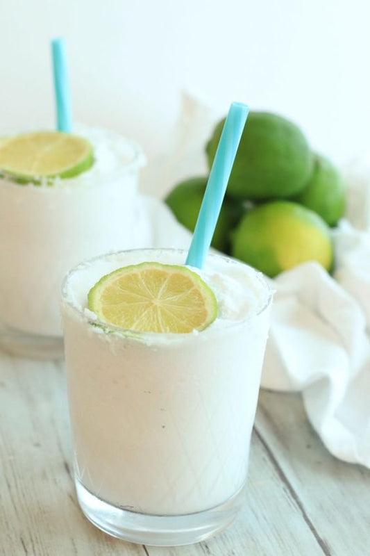 Green Mint Coconut Lime Smoothie - Mosi Tea