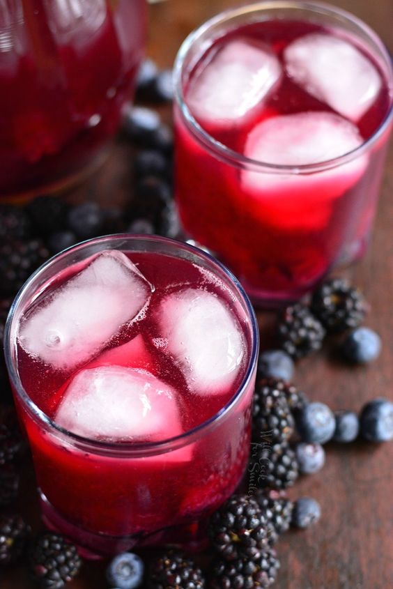 Iced Blackberry Rose Black Tea - Mosi Tea