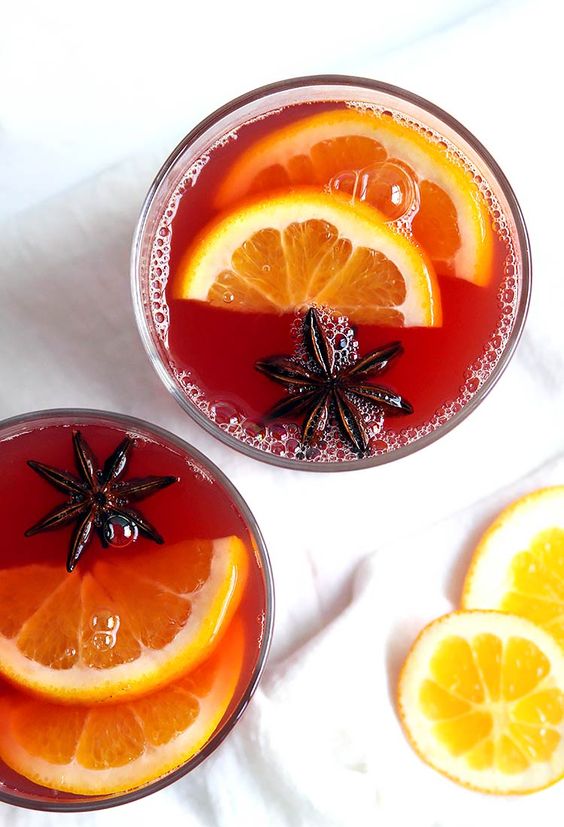 Iced Orange Spice Fruit Punch - Mosi Tea