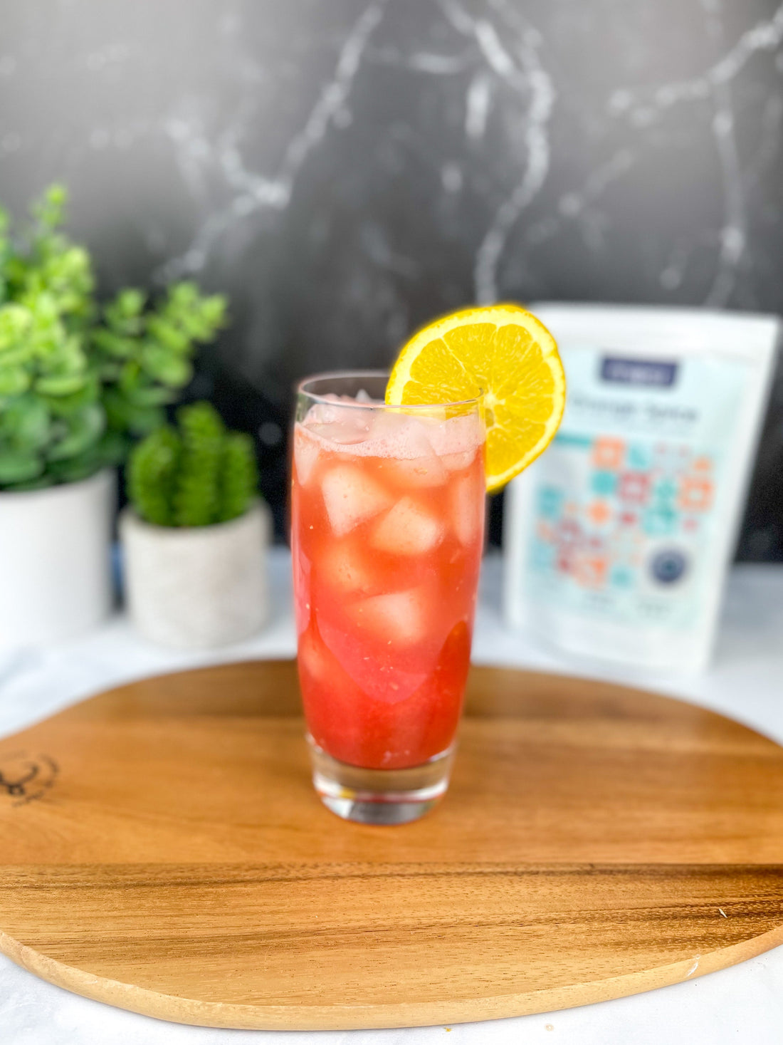 Iced Watermelon Orange Spice Tea - Mosi Tea