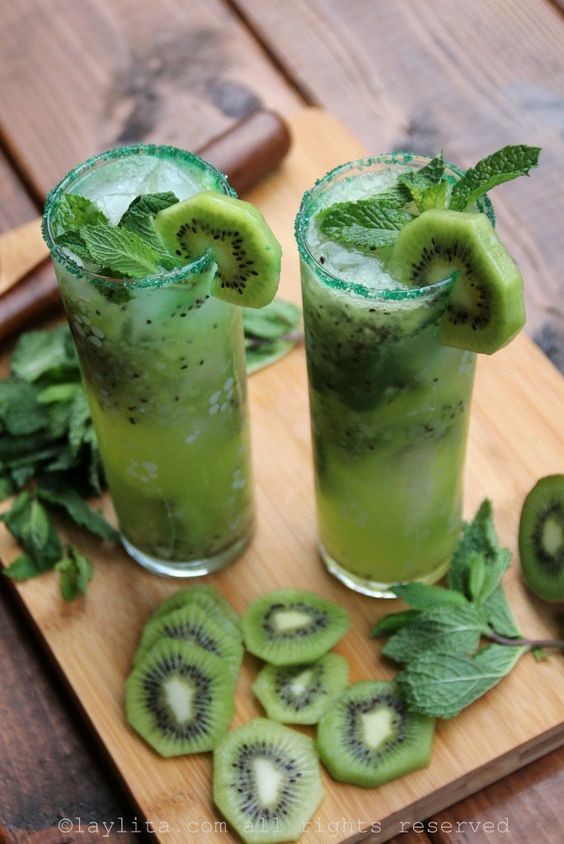 Kiwi Mint Green Tea Mojito - Mosi Tea