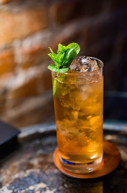 Lemon Basil Green Mint Iced Tea - Mosi Tea