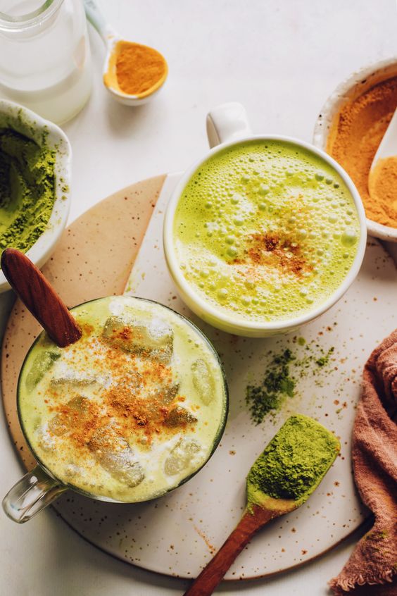 Matcha Turmeric Latte - Mosi Tea