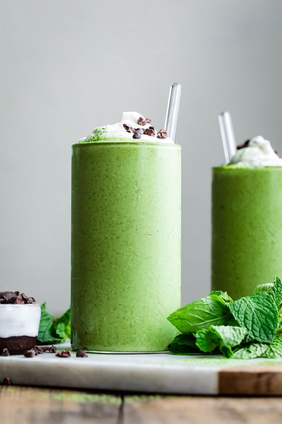 Mint Matcha Green Superfood Smoothie - Mosi Tea