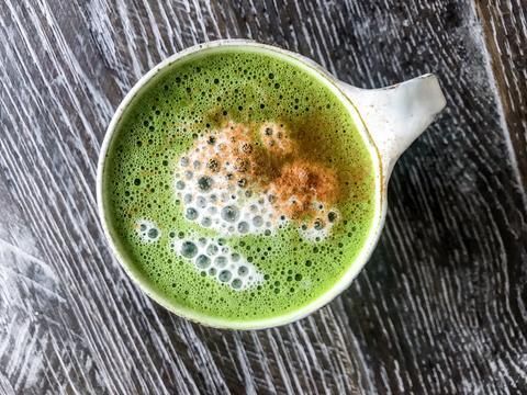 Minty Maple Pecan Green Latte - Mosi Tea