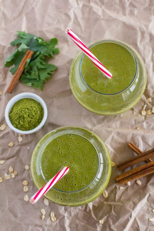 Minty Matcha Spiced Apple Latte - Mosi Tea