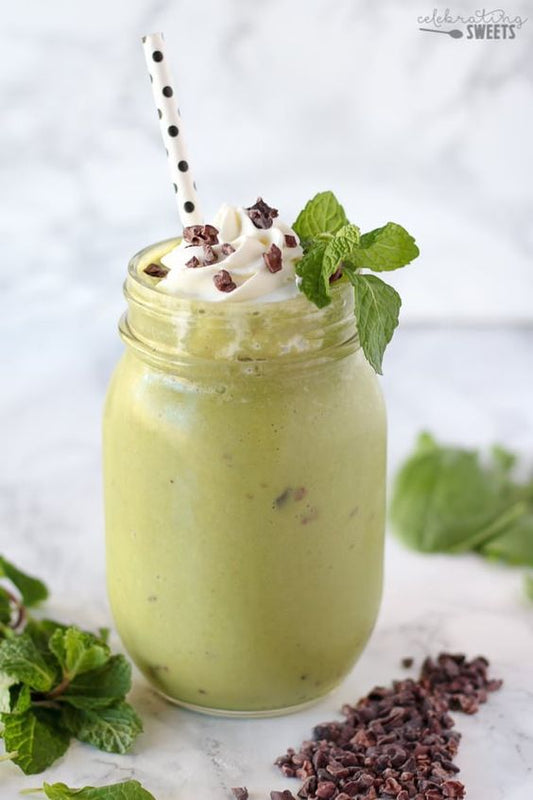 Minty Morning Black Tea Smoothie - Mosi Tea