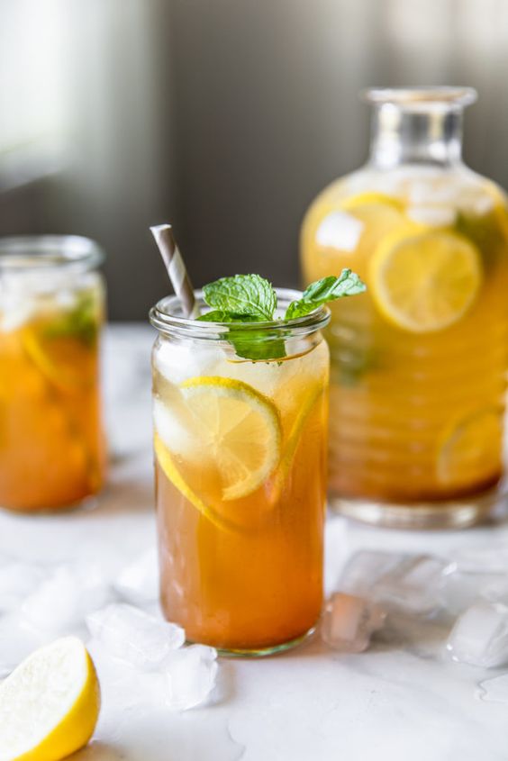 Orange Spice and Lemon Iced Tea - Mosi Tea