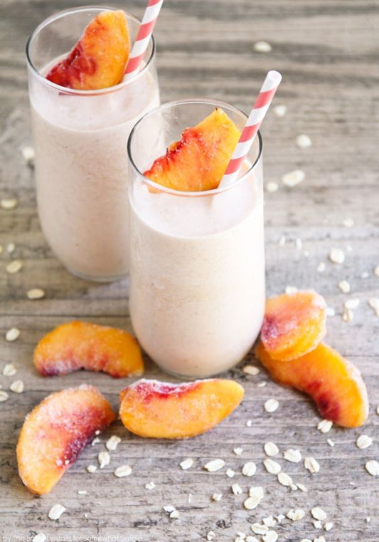 Peach and Morning Black Tea Smoothie - Mosi Tea