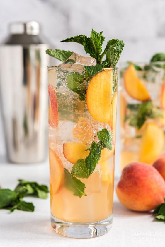 Peach Oolong Mojito - Mosi Tea