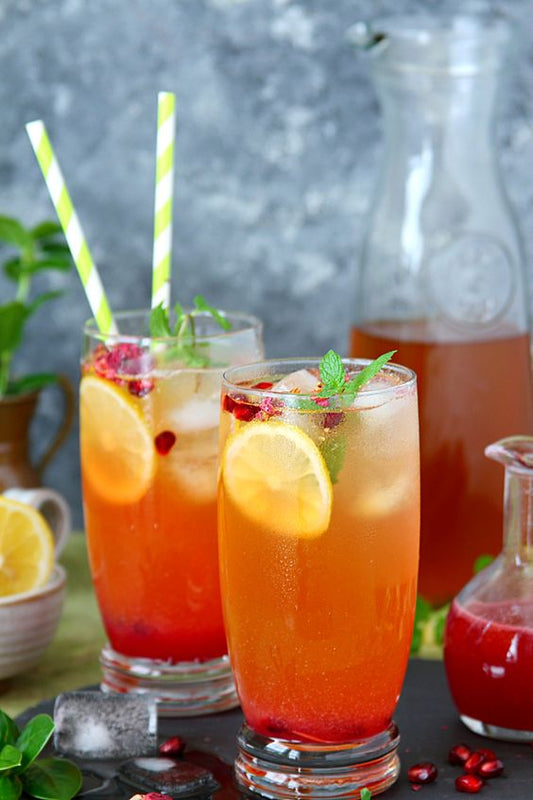 Pomegranate Mint Iced Tea - Mosi Tea