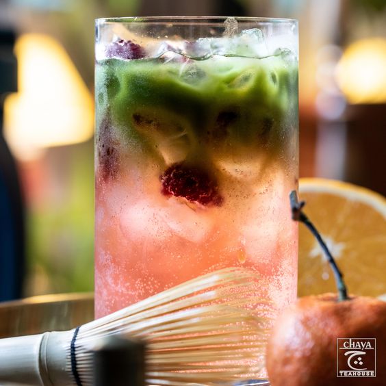 Raspberry Matcha Mojito - Mosi Tea