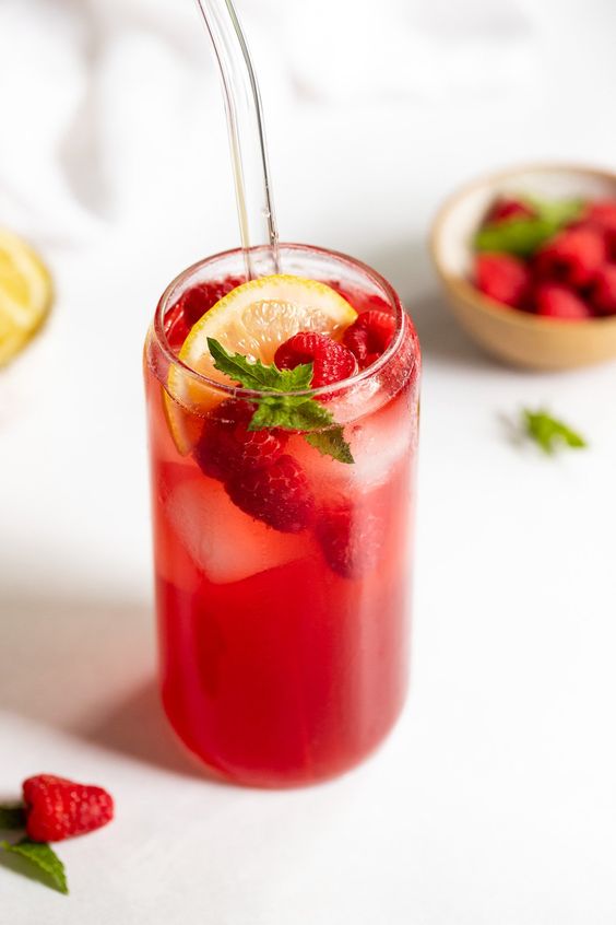 Raspberry Rooibos Iced Tea - Mosi Tea