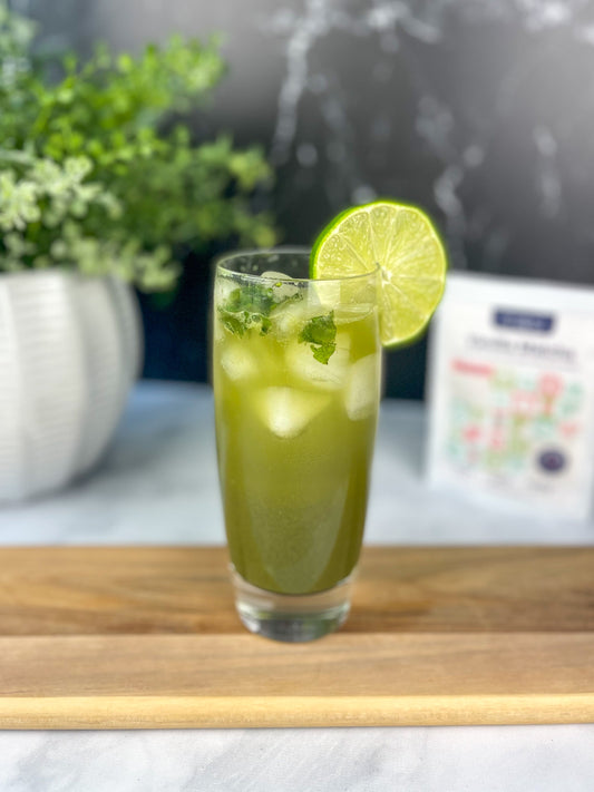 Vanilla Matcha Mojito Mocktail - Mosi Tea