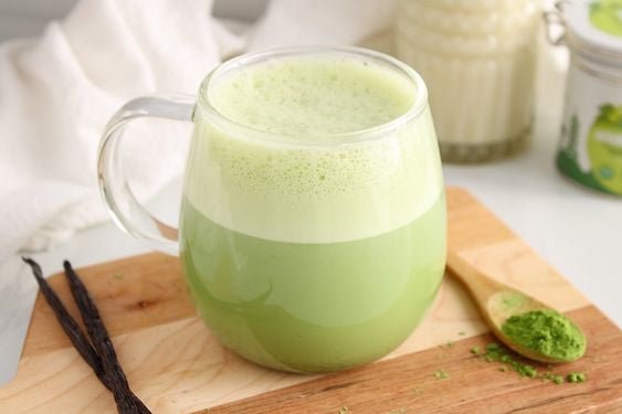 Warm Vanilla Matcha Milk - Mosi Tea