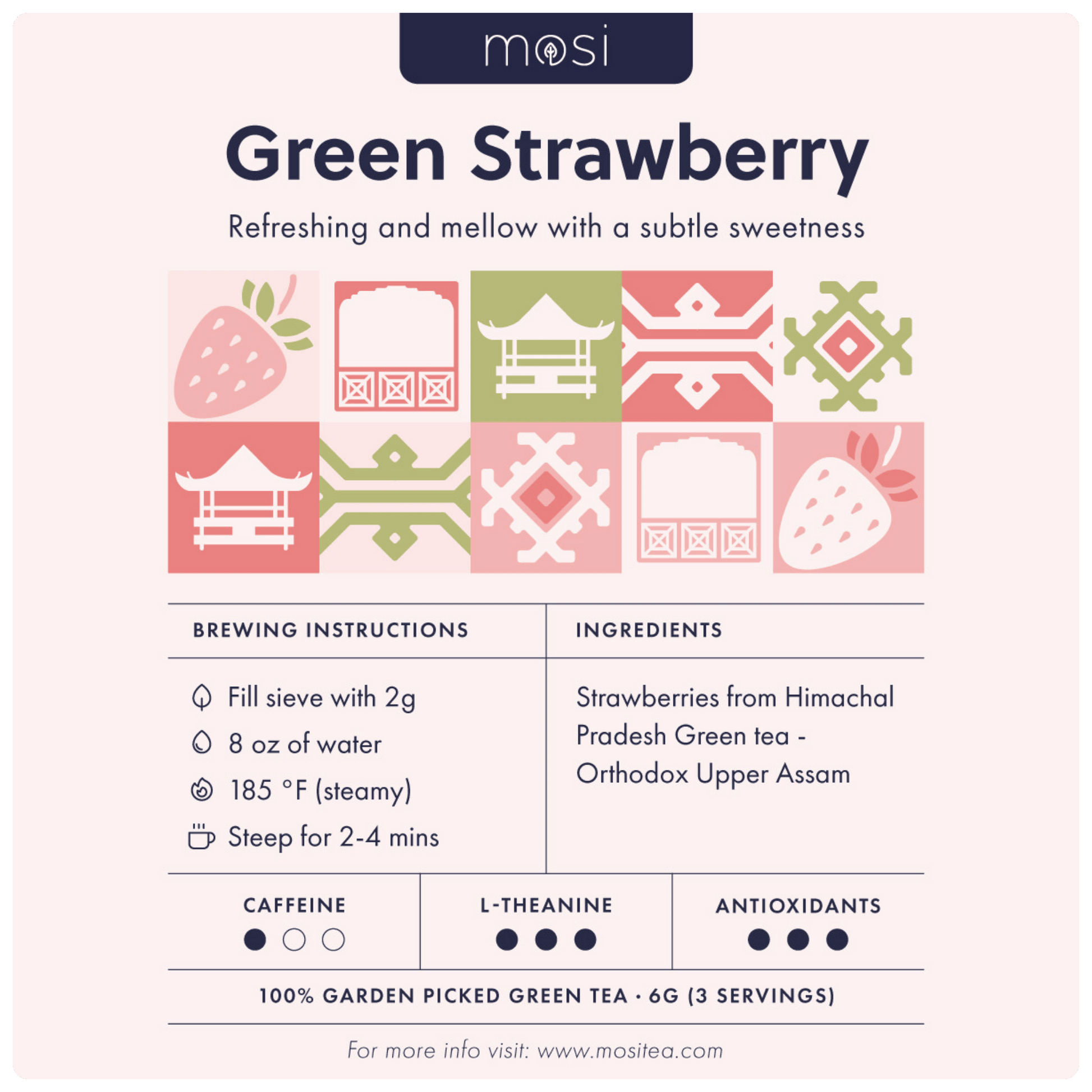 Green Strawberry (Member Exclusive) - Mosi Tea