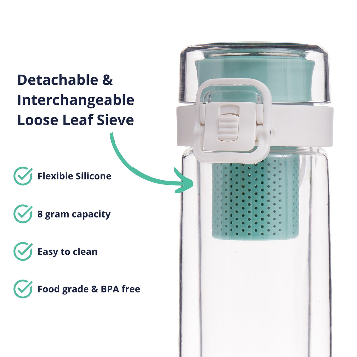 Modi Tea Infuser Portable Tea Infuser for Loose Leaf Teas - Mosi – Mosi Tea