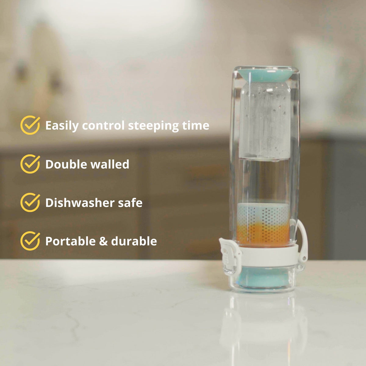 Modi Tea Infuser Portable Tea Infuser for Loose Leaf Teas - Mosi – Mosi Tea